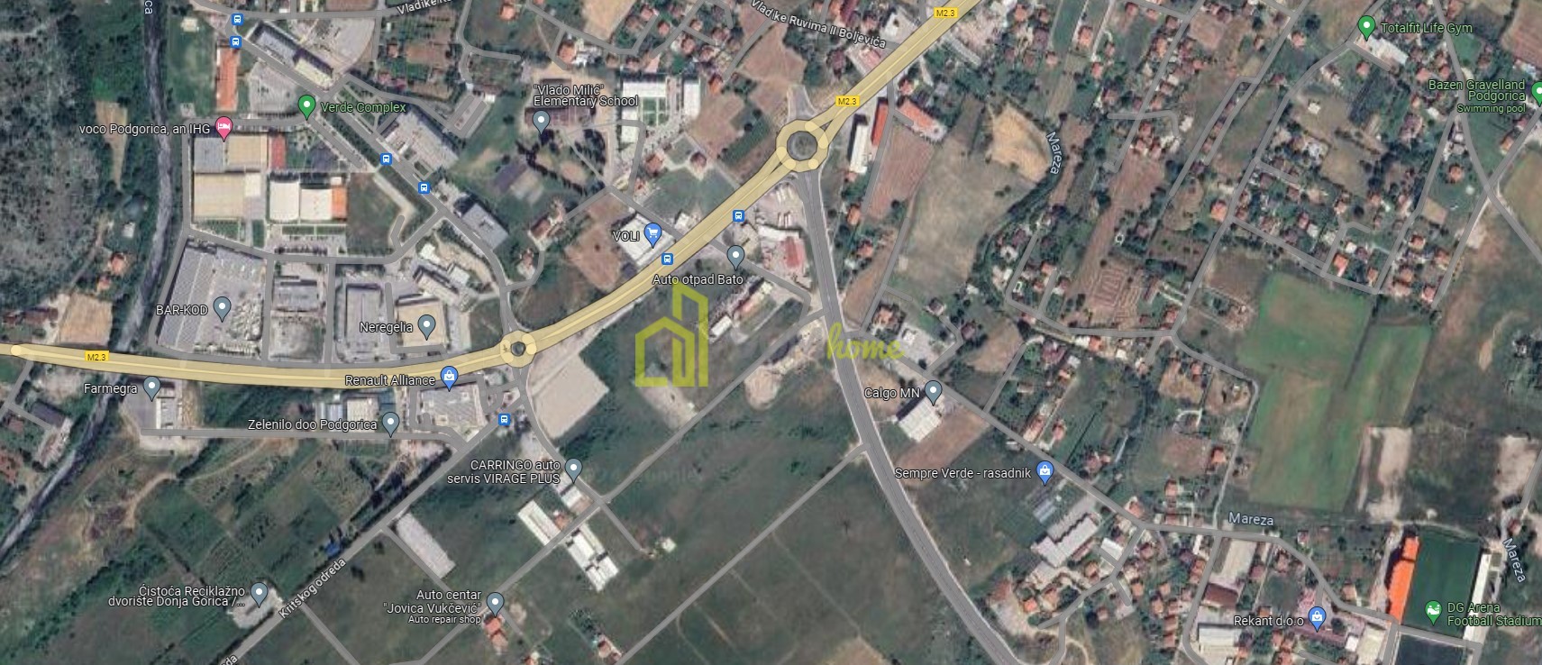 Plac 3000m2, Donja Gorica